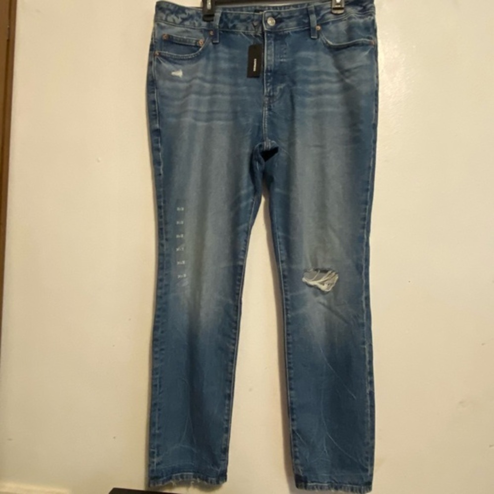 Express Skinny Jeans Mens Size 34/30‎ New With Tags Distressed Ripped